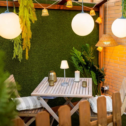 Newgarden Lola Slim 30 Portable LED Table Lamp, Anthracite