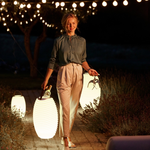 Haut-parleur sans fil Bluetooth Synergy 50 de Kooduu, porte-boisson et lampe portative