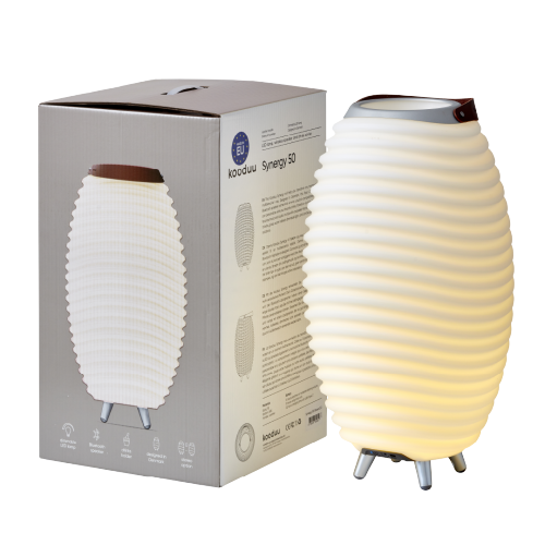 Haut-parleur sans fil Bluetooth Synergy 50 de Kooduu, porte-boisson et lampe portative