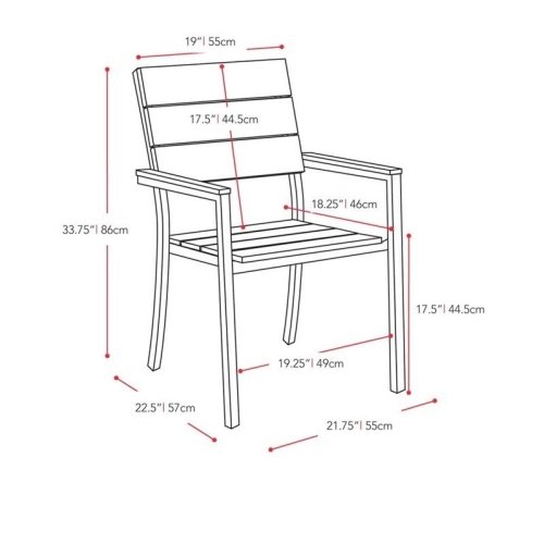 Gallant Contemporary Dining Chair - Set of 2 - Sun Bleached Grey