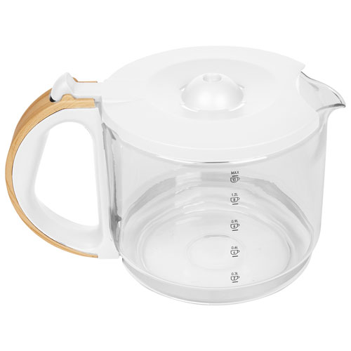 Haden Dorchester Ultra Pebble Programmable Drip Coffee Maker - 10-Cup - White