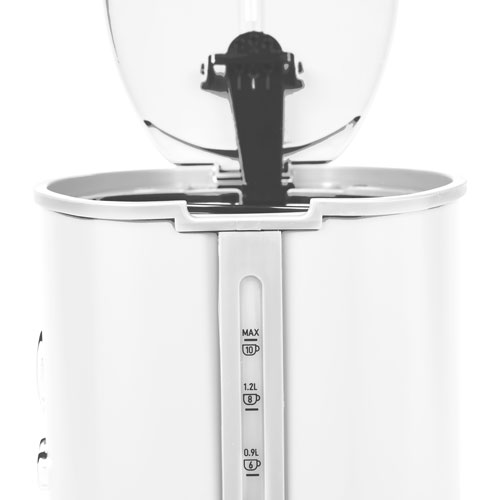 Haden Dorchester Ultra Pebble Programmable Drip Coffee Maker - 10-Cup - White