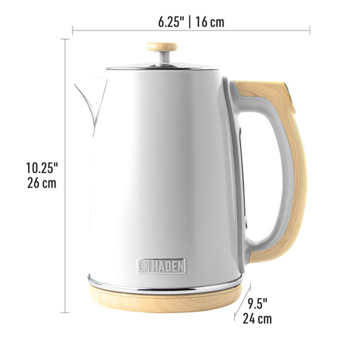 Haden Dorchester Electric Kettle - 1.7L - White