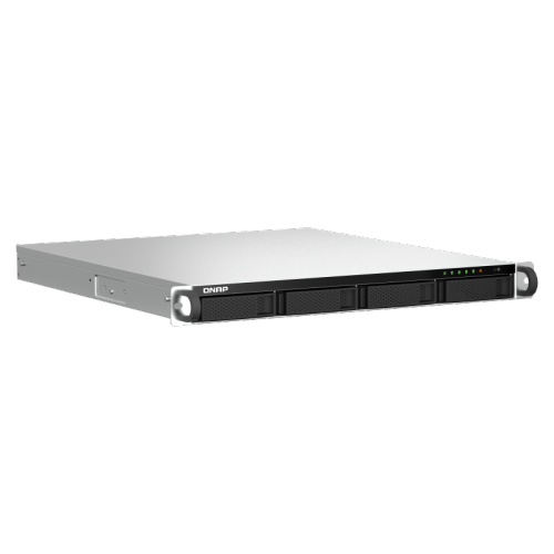 QNAP TS-464U-8G-US 4 Bay High-Speed Rackmount Dual-2.5GbE NAS Intel® Celeron® N5105/N5095 CPU, 8GB DDR4 Memory and 2.5GbE Network Connectivity