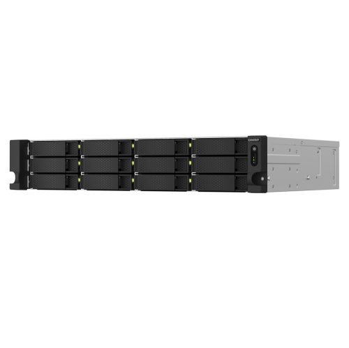 QNAP – processeur TS-1264U-RP-8G-US NAS à montage sur bâti haute vitesse à 12 baies Intel® Celeron® N5105/N5095 4 cœurs, mémoire 8&nbsp;Go DDR4 et