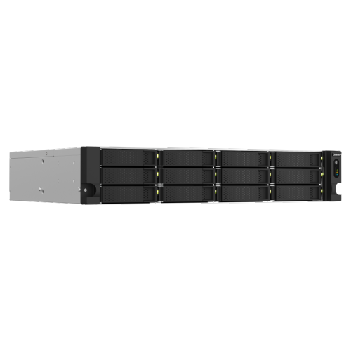 QNAP TS-1264U-RP-8G-US 12 Bay High-Speed Rackmount NAS Intel® Celeron® N5105/N5095 4-Core CPU, 8GB DDR4 Memory and 2.5GbE Network Connectivity