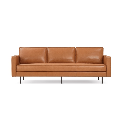 Valencia Varese Top Grain Leather Sofa,Cognac