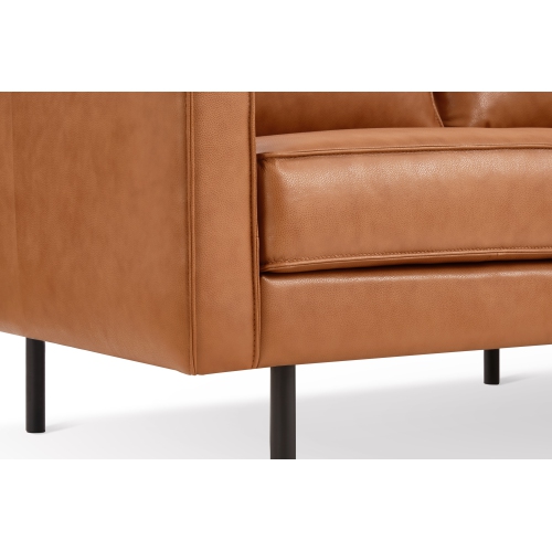 Valencia Varese Top Grain Leather Sofa,Cognac