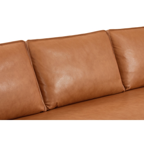 Valencia Varese Top Grain Leather Sofa,Cognac