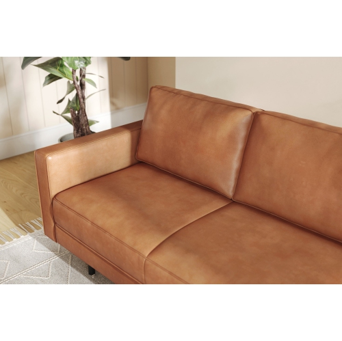 Valencia Varese Top Grain Leather Sofa,Cognac
