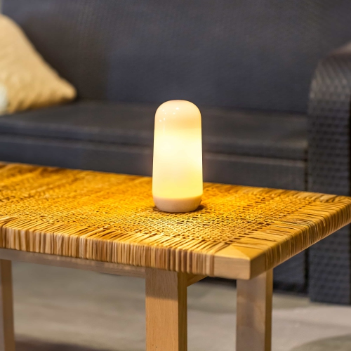 Newgarden Candy Portable LED Lightbulb with Flame Effect or Static Light