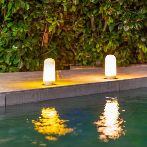 Newgarden Candy Portable LED Lightbulb with Flame Effect or Static Light