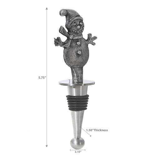 Maison Concepts Christmas Wine Bottle Stopper Snowman