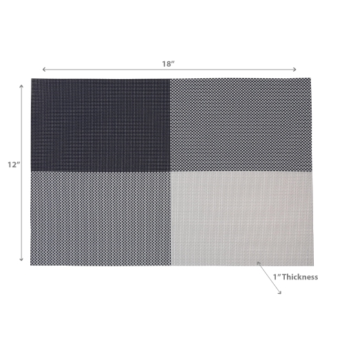 Maison Concepts Vinyl Placemat Tempo Navy Blue - Set of 12