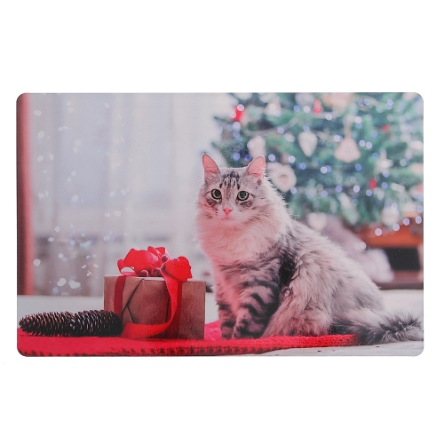 Maison Concepts Christmas Plastic Placemat Meowy Catmas - Set of 12