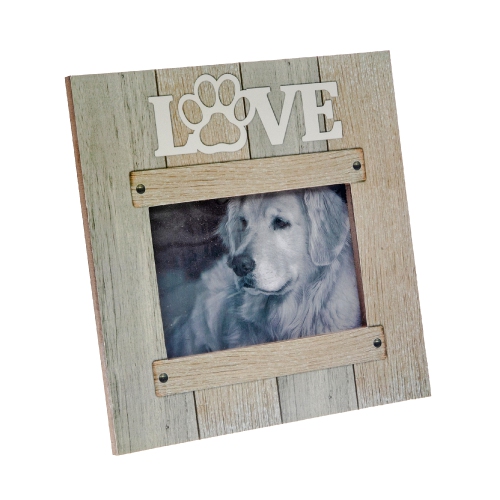 Cadre photo MDF Love Pet de Maison concepts - Ensemble de 2