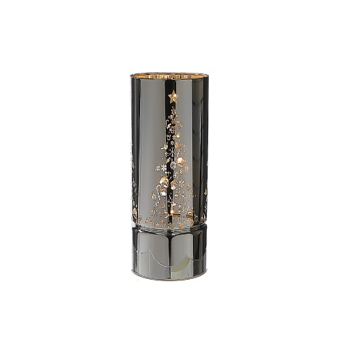 MAISON CONCEPTS  Christmas Led Glass Stand Christmas Tree In Silver