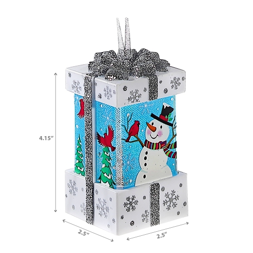 Maison Concepts Led Snowman In Present Decor