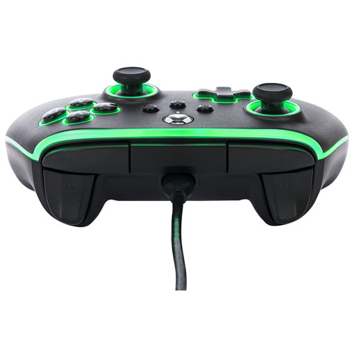 Manette avec fil Advantage Lumectra de PowerA pour Xbox Series X/S et Xbox One - Noir
