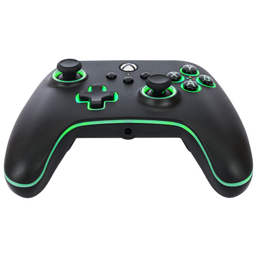 Manette avec fil Advantage Lumectra de PowerA pour Xbox Series X/S et Xbox One - Noir