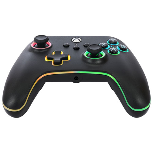 Manette avec fil Advantage Lumectra de PowerA pour Xbox Series X/S et Xbox One - Noir