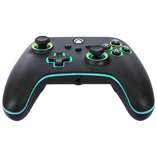 Manette avec fil Advantage Lumectra de PowerA pour Xbox Series X/S et Xbox One - Noir