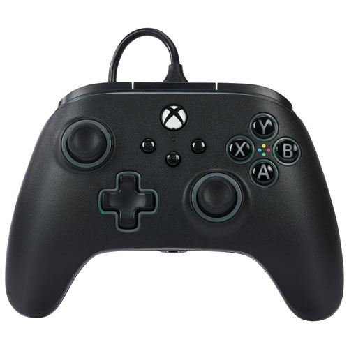 Manette avec fil Advantage Lumectra de PowerA pour Xbox Series X/S et Xbox One - Noir