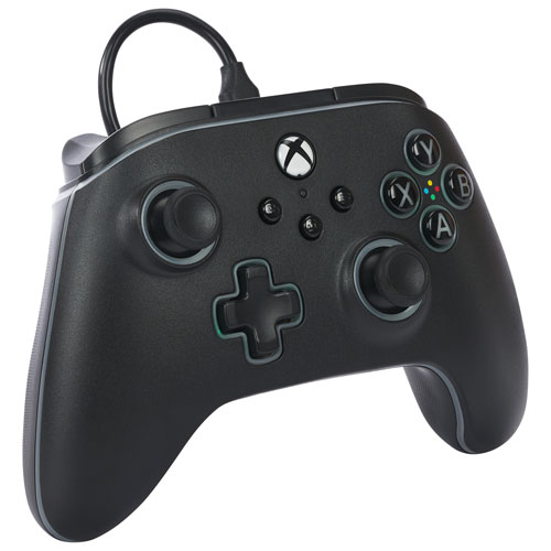 Manette avec fil Advantage Lumectra de PowerA pour Xbox Series X/S et Xbox One - Noir