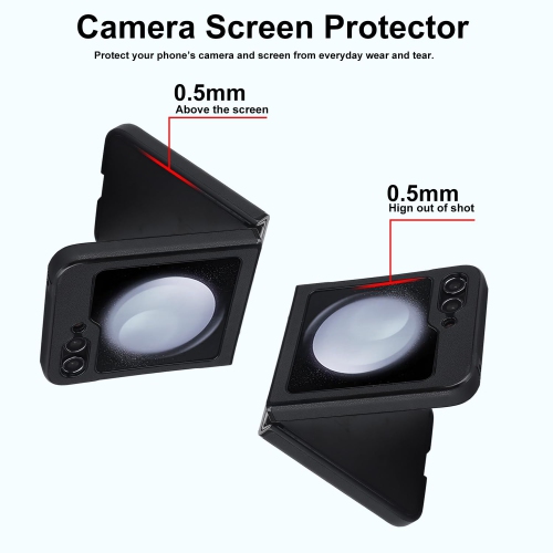 Samsung Galaxy Z Flip 5 Case, Samsung Z Flip 5 Case Cute Aesthetic Leather Case for Women Men Diamond-Shaped Pattern Shockproof Protective Bumper