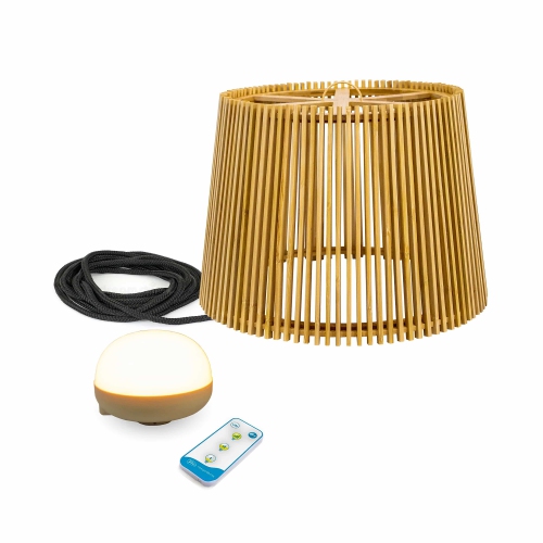 Newgarden Okinawa LED Hanging Lamp, Wireless & Rechargeable