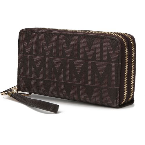 MKF Collection Danielle Milan M Signature Wallet Wristlet by Mia K