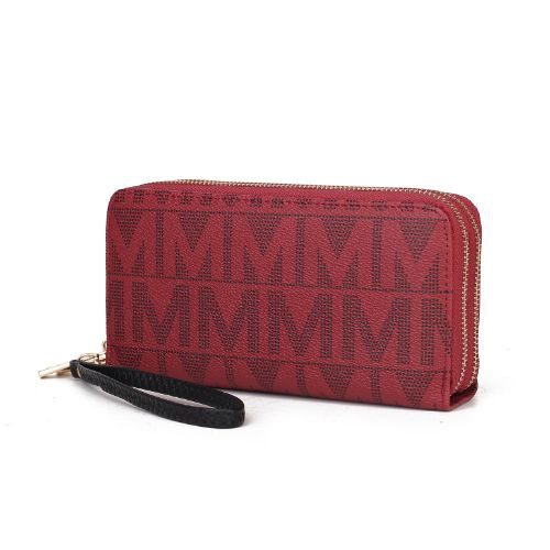 MKF Collection Danielle Milan M Signature Wallet Wristlet by Mia K