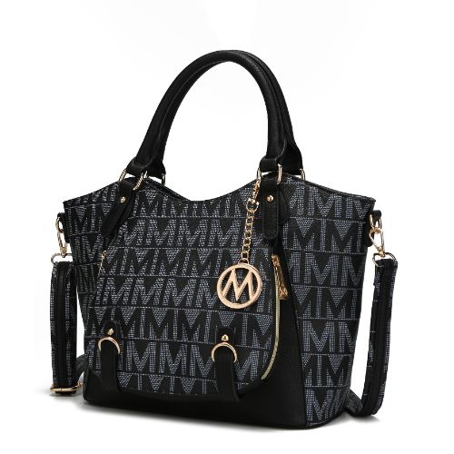 MKF Collection Fula Signature Satchel Handbag by Mia K