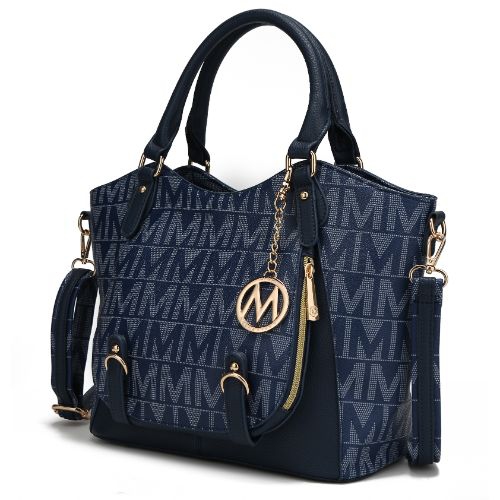 MKF Collection Fula Signature Satchel Handbag by Mia K