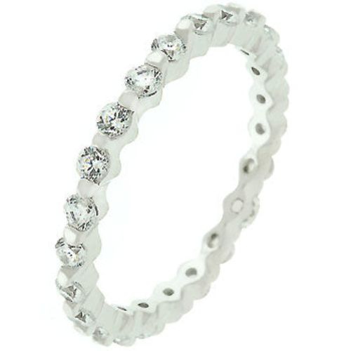 JGI  Lace Eternity Band In Silver
