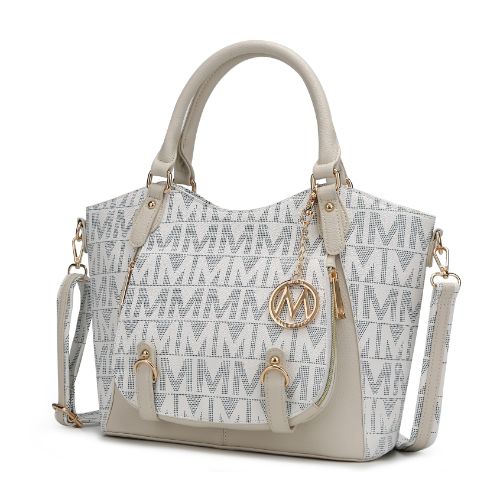 MKF Collection Fula Signature Satchel Handbag by Mia K