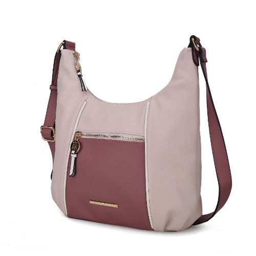 MKF COLLECTION  Lavinia Color-Block Vegan Leather Women’S Shoulder Bag By Mia K. In Multicolor