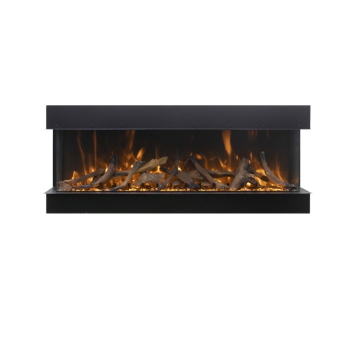 Amantii BI-72-DEEP-XT-OOB-1 –Refurbished(Excellent)- Indoor or Outdoor Built-in only Electric Fireplace with Black Steel Surround by AMANTII - Refurbished condition - Image 2