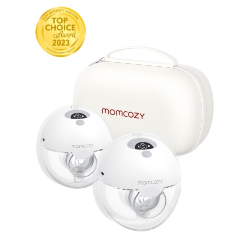 Momcozy M5 All-in-one Breast Pump, Double Portable Hands-Free Wearable  Breast Pump with 3 Modes & 9 Levels, 24mm
