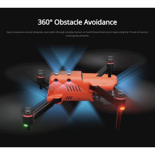 Autel Robotics EVO II Pro Enterprise V3, 6K 1" CMOS Sensor, 15KM Video Transmission, 42Mins Flight, ADS-B Receiver, Expanded Accessories