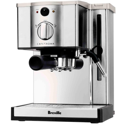 BREVILLE  Caf Roma Espresso Machine Esp8Xl - Breesp8Xl, Brushed Stainless 9X9X12