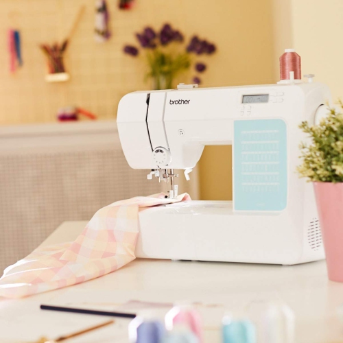 BROTHER  Cp60X Computerized Sewing Machine, 60 Built-In Stitches, Lcd Display, 7 Included Feet In White