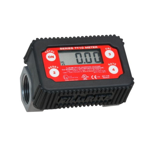 FILL-RITE  Tt10An 1" 2-35 Gpm(8-132 Lpm) Digital In-Line Turbine Meter, Aluminum, Fuel Transfer Meter Works Great