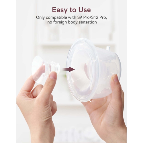 Momcozy Flange Insert 21mm Compatible with Momcozy S9 Pro/S12 Pro. Momcozy Breast Pump Original Replacement Accessories 1PC
