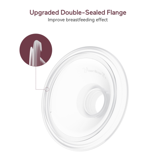 Momcozy Double-Sealed Flange 27mm Compatible with Momcozy S9 Pro/S12 Pro Breast Pump. Original S9 Pro/S12 Pro Breast Pump Replacement Accessories, 1PC