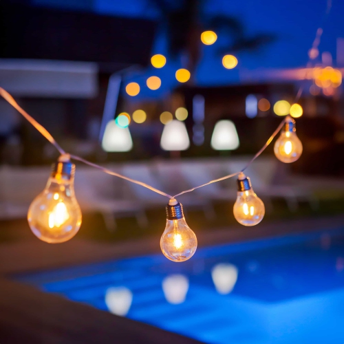 Newgarden Stella Decorative LED Garland, 15ft, Solar & Rechargeable Battery