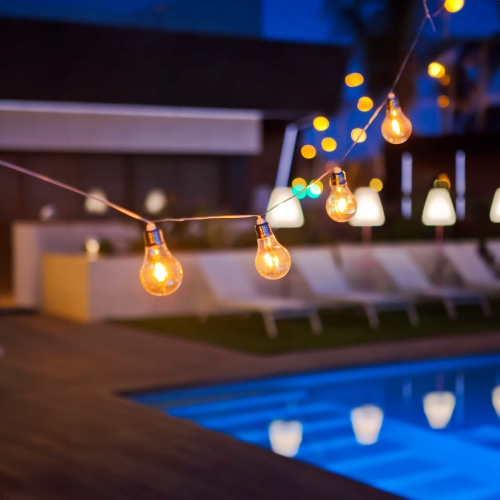 Newgarden Stella Decorative LED Garland, 15ft, Solar & Rechargeable Battery