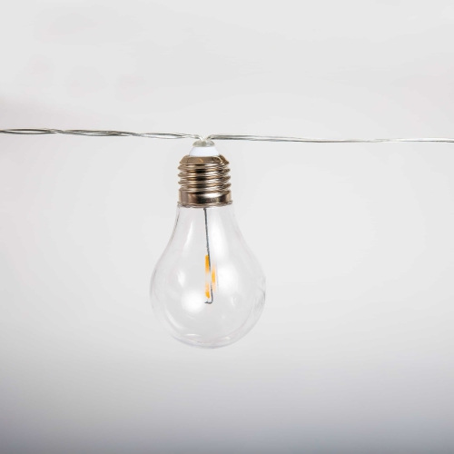 Newgarden Stella Decorative LED Garland, 15ft, Solar & Rechargeable Battery