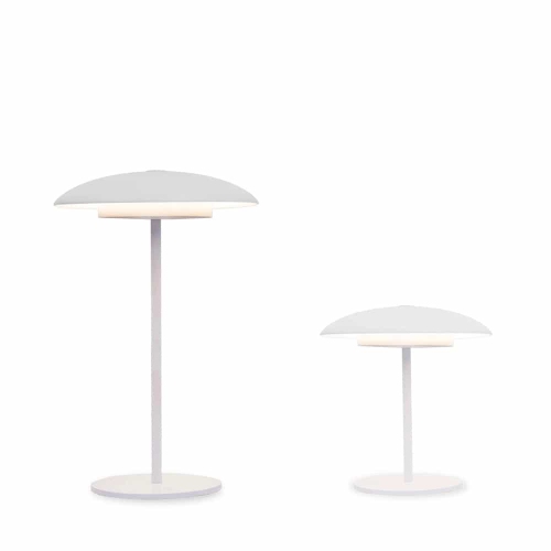 Newgarden Sardinia 30 Portable LED Adjustable Height Table Lamp, White