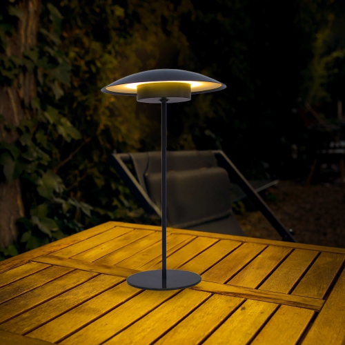 Newgarden Sardinia 40 Portable LED Table Lamp, Anthracite